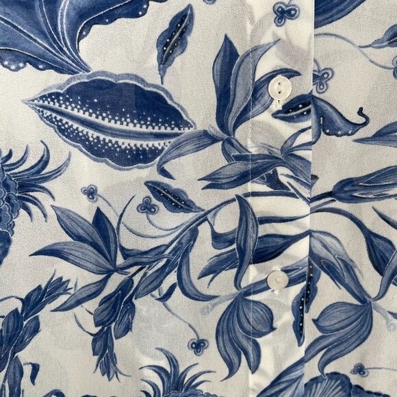 H&M Sheer Button Down Sleeveless Blouse - Picture 6 of 10